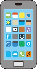 スマートフォンのイラスト