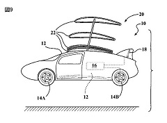 空飛ぶ自動車の図面