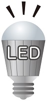 LED電球のイラスト