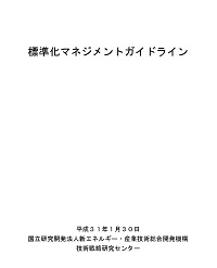 標準化マネジメントガイドラインの表紙